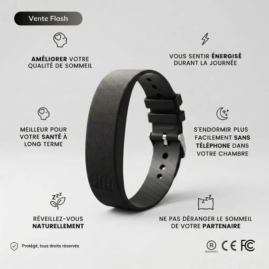Bracelet Alarme - Réveil 100%