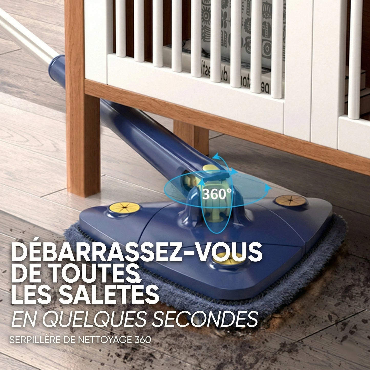Serpillère Triangulaire 360° + 10 Recharges Gratuites