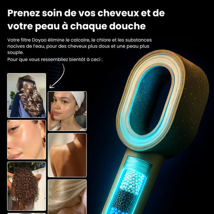 Pommeau de Douche Premium 3-en-1 avec Filtre