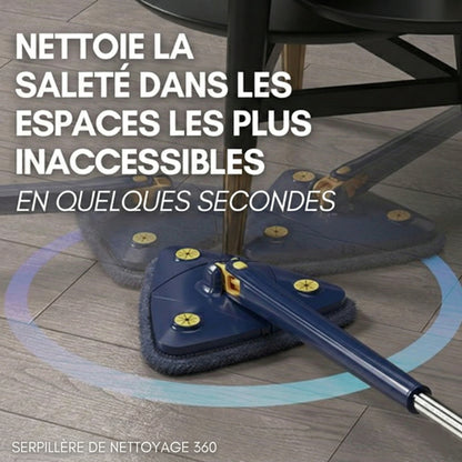 Serpillère Triangulaire 360° + 10 Recharges Gratuites
