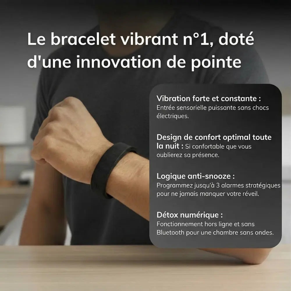 Bracelet Alarme - Réveil 100%