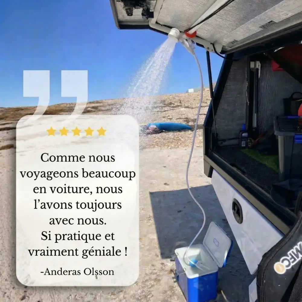 Pompe à Eau Portable : Kit avec Tuyau & Embouts