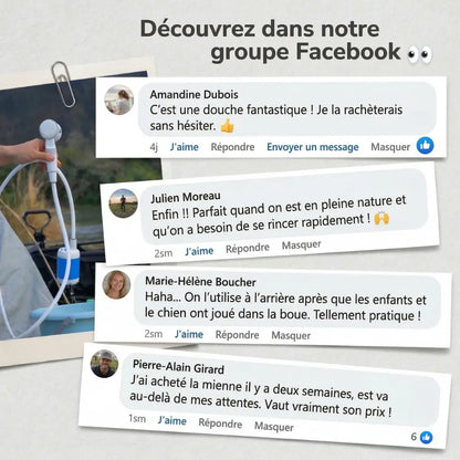 Pompe à Eau Portable : Kit avec Tuyau & Embouts