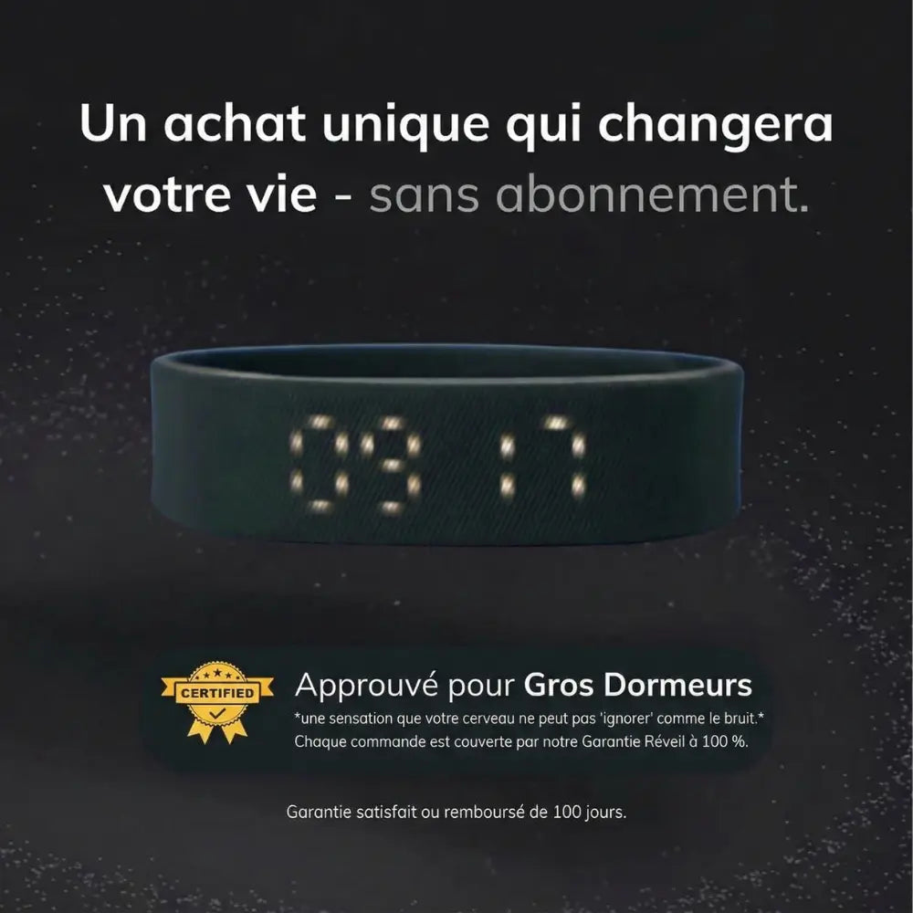 Bracelet Alarme - Réveil 100%