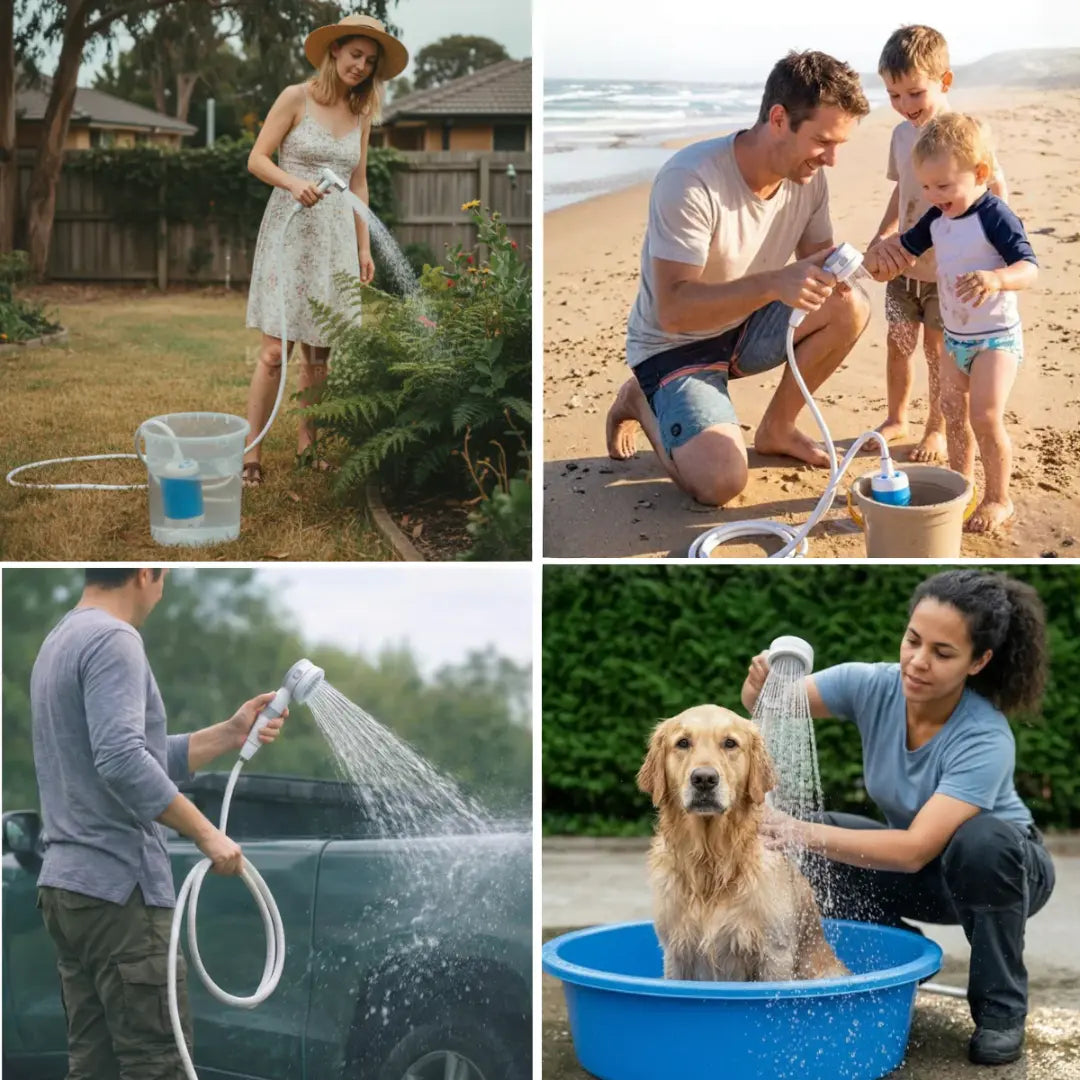 Pompe à Eau Portable : Kit avec Tuyau & Embouts