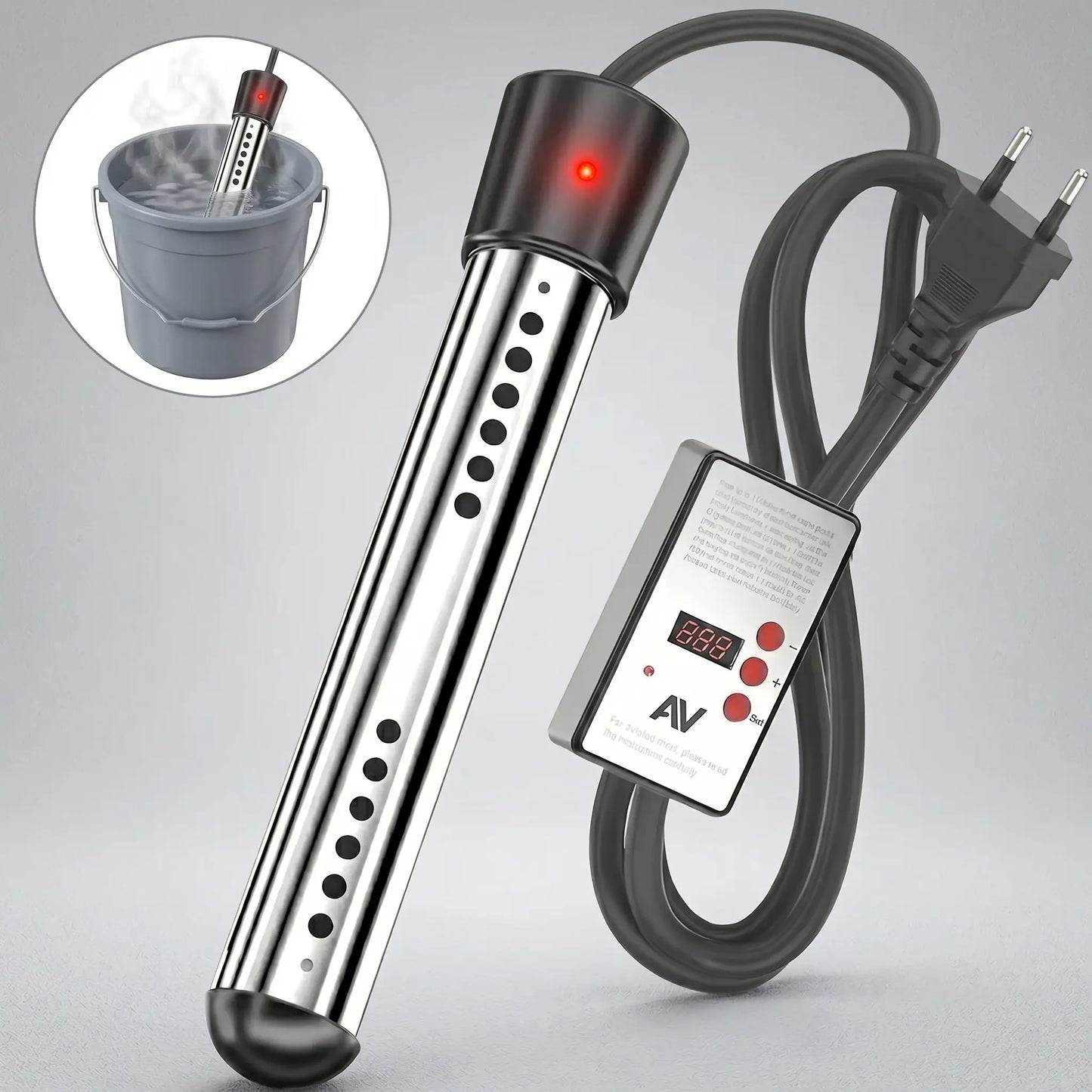 Chauffe-Eau Portable Inox 2000W