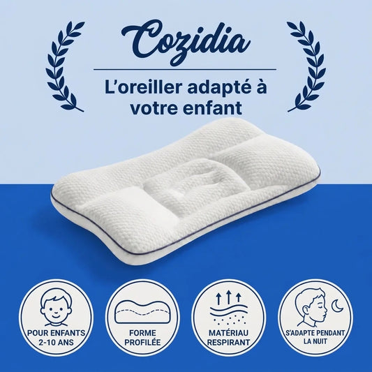 CoziSleep™ - L'oreiller qui aide votre enfant à dormir la bouche fermée